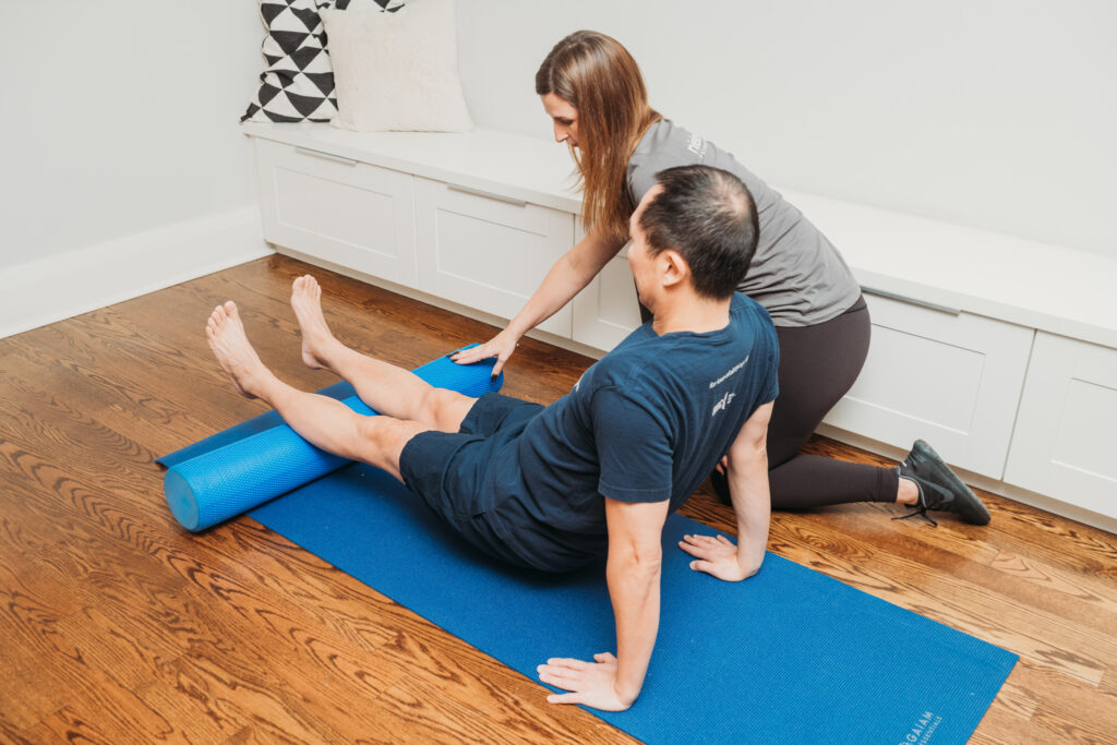 Exercise for longevity with a personal trainer